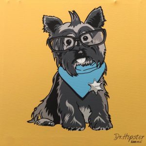 artpop perro color mostaza