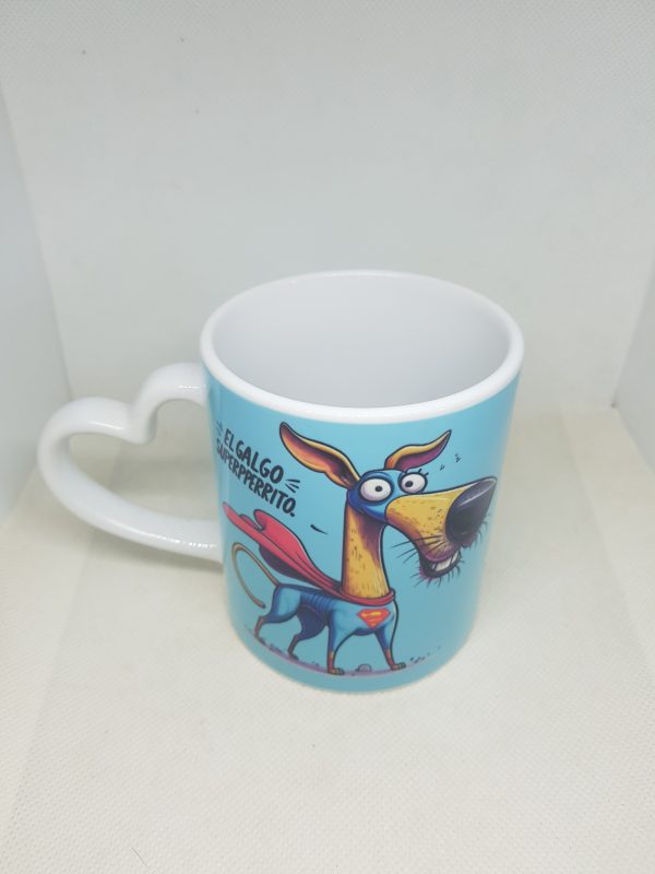 Taza Solidaria "Super Galgo Turquesa" - Imagen 4