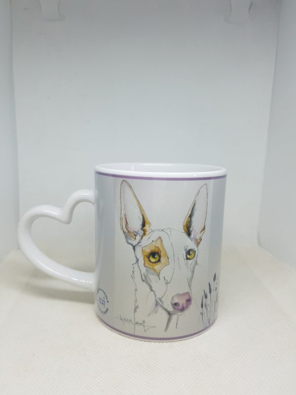 Taza Solidaria "Galgo Blanco y Canela" - Imagen 2