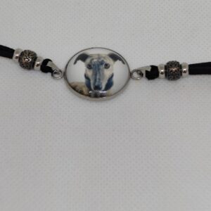 Pulsera Esmaltada "Galgo Atigrado"